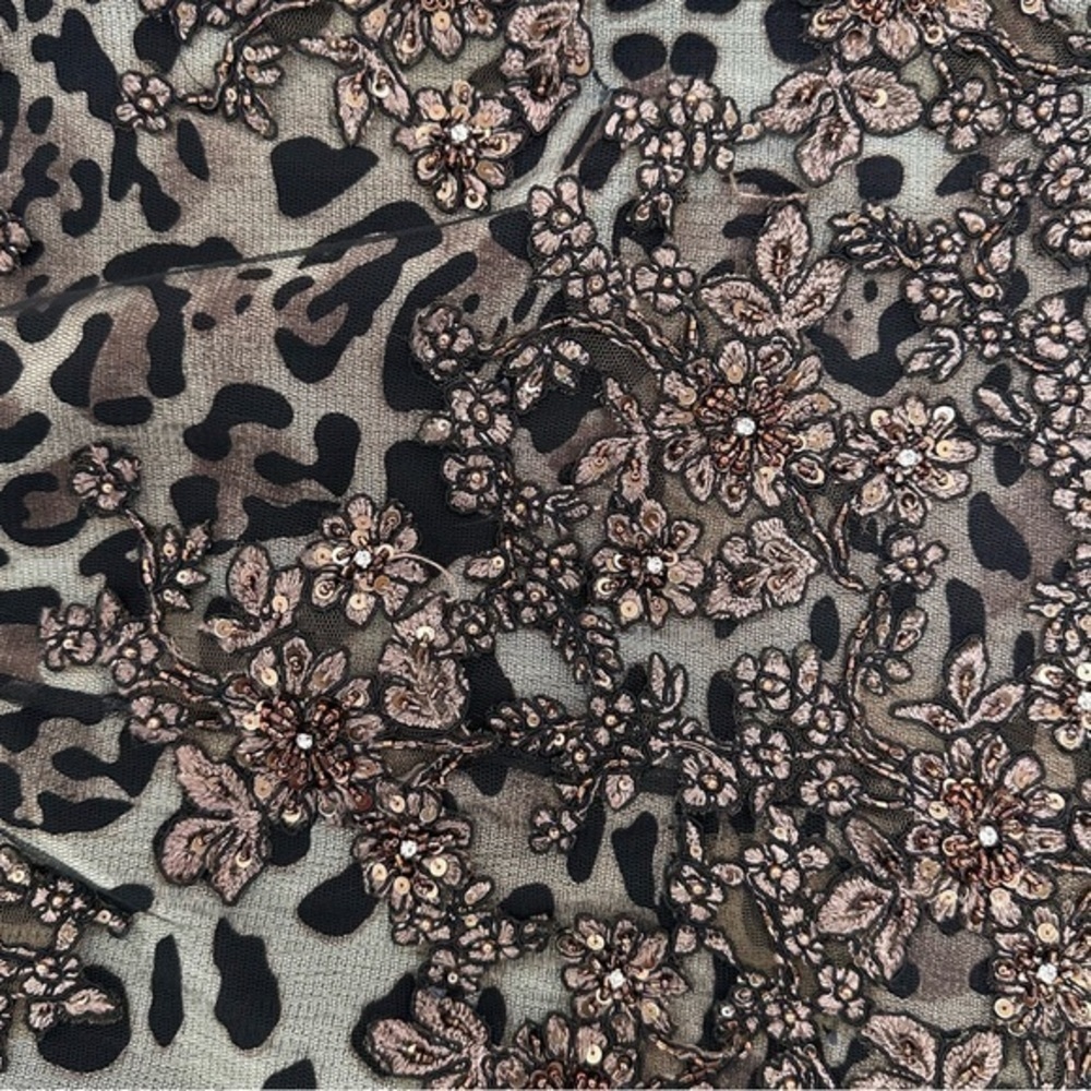 Jovani Leopard Strapless Dress - Picture 5 of 10